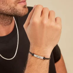 Histoire d'Or Bracelet Todd Acier Blanc