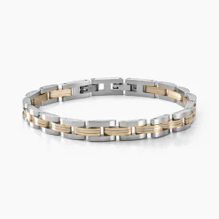 Sale Histoire d'Or Bracelet Tom acier bicolore