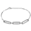 Discount Histoire d'Or Bracelet Trait D'union Argent Blanc Oxyde De Zirconium