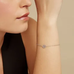 Histoire d'Or Bracelet Trivia Argent Blanc Oxyde De Zirconium* Bracelets|Bracelets Fantaisie