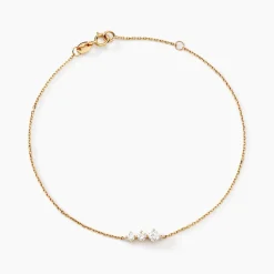 Sale Histoire d'Or Bracelet Tryphena Or Jaune Diamant Synthétique