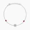 Histoire d'Or Bracelet Umah Argent Blanc Corail Oxyde De Zirconium* Bracelets|Bracelets Fantaisie