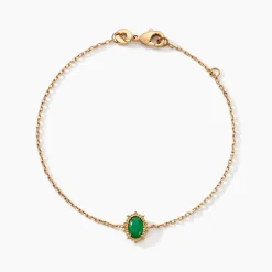 Histoire d'Or Bracelet Vintage Love Plaqué Or Jaune Aventurine* Bracelets|Bracelets Fantaisie
