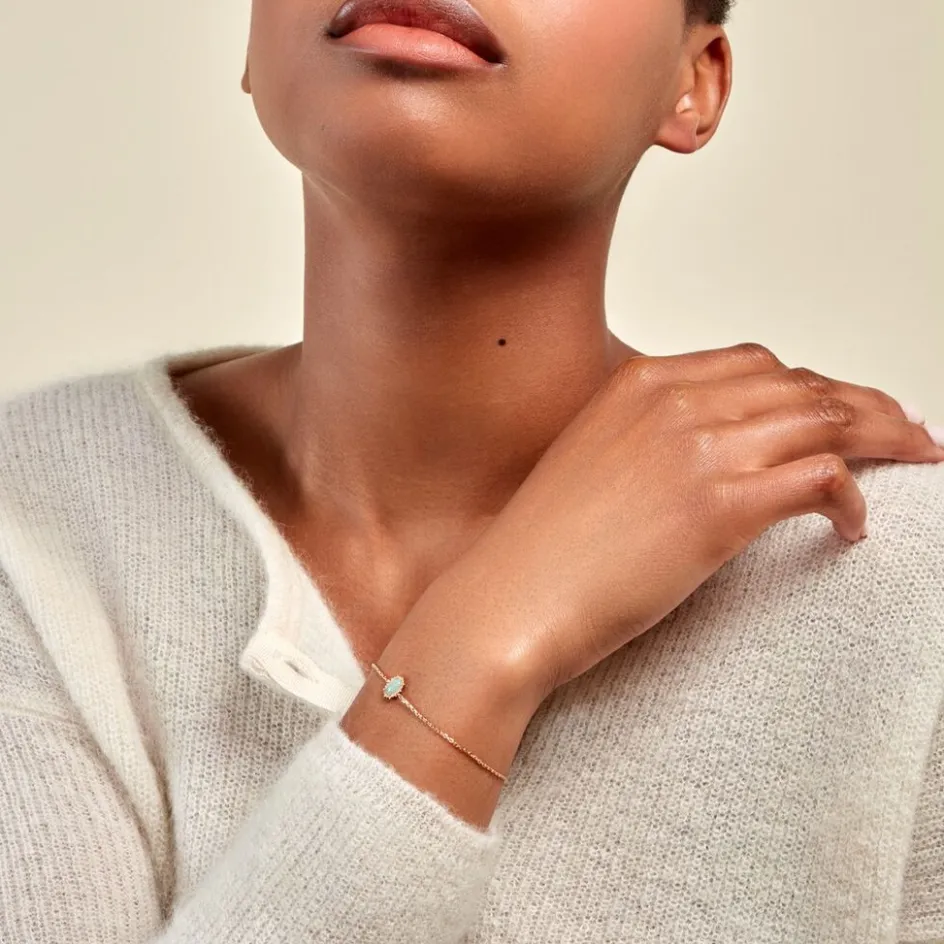 Histoire d'Or Bracelet Vintage Love Plaqué Or Jaune Aventurine* Bracelets|Bracelets Fantaisie