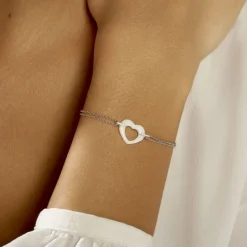 Histoire d'Or Bracelet Vivianne Argent Blanc Oxyde De Zirconium Et Céramique* Bracelets|Bracelets Fantaisie