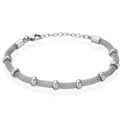 New Histoire d'Or Bracelet Xara Acier Blanc