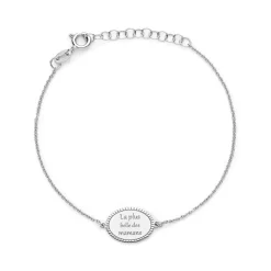 Hot Histoire d'Or Bracelet Yahya Argent Blanc