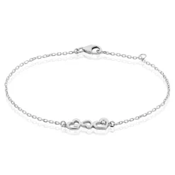 Discount Histoire d'Or Bracelet Yolaine Argent Blanc Oxyde De Zirconium