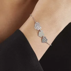 New Histoire d'Or Bracelet Yrina Argent Blanc