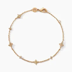 Online Histoire d'Or Bracelet Ziha Plaqué Or Jaune Oxyde De Zirconium