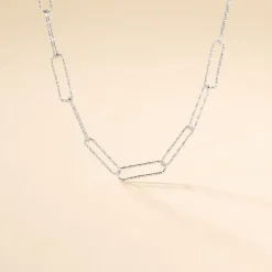 Histoire d'Or Chaine Hekla Argent Blanc* Colliers|Colliers