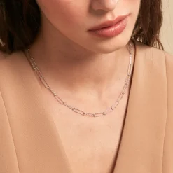 Histoire d'Or Chaine Hekla Argent Blanc* Colliers|Colliers