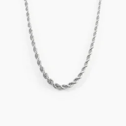 Online Histoire d'Or Chaine Jerry Maille Corde or blanc