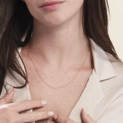 Clearance Histoire d'Or Chaine Or Jaune Pilea