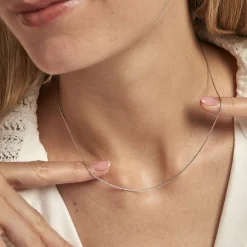 Histoire d'Or Chaine Tamsina Argent Blanc* Colliers|Colliers