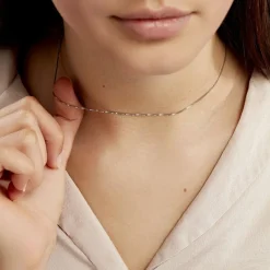 Histoire d'Or Chaîne Alyze Argent Blanc* Colliers|Ras De Cou