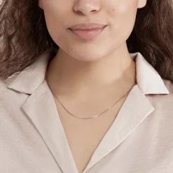 Hot Histoire d'Or Chaîne Alyze Argent Blanc