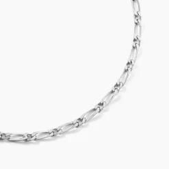 Histoire d'Or Chaîne Anilo Maille Alternée Argent Blanc* Colliers|Colliers