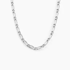 Histoire d'Or Chaîne Anilo Maille Alternée Argent Blanc* Colliers|Colliers