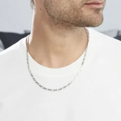 Histoire d'Or Chaîne Anilo Maille Alternée Argent Blanc* Colliers|Colliers