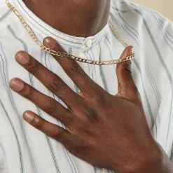 Best Histoire d'Or Chaîne Bixente Plaqué Or Jaune