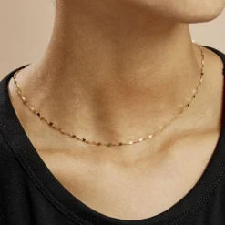 Discount Histoire d'Or Chaîne Camelie Maille Lumina Or Jaune