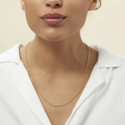 New Histoire d'Or Chaîne Cameo Maille Alternee 1/3 or jaune