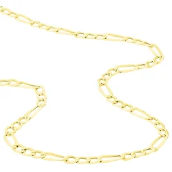 Hot Histoire d'Or Chaîne Cameo Maille Alternee 1/3 Or Jaune