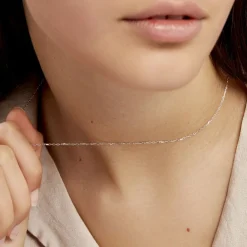 Histoire d'Or Chaîne Claudine Argent Blanc* Colliers|Colliers