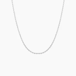 Histoire d'Or Chaîne Claudine Maille Forçat Argent Blanc* Colliers|Colliers