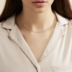 Histoire d'Or Chaîne Claudine Maille Forçat Argent Blanc* Colliers|Colliers