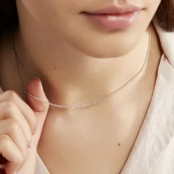 Histoire d'Or Chaîne Claudine Maille Forçat Argent Blanc* Colliers|Colliers