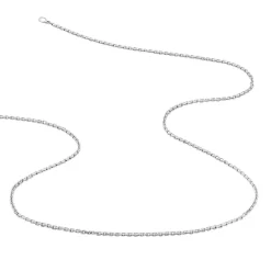 Discount Histoire d'Or Chaîne Claudine Maille Forçat Argent Blanc