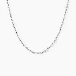 Histoire d'Or Chaîne Claudine Maille Forçat Argent Blanc* Colliers|Colliers