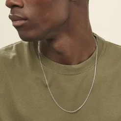 Histoire d'Or Chaîne Claudine Maille Forçat Argent Blanc* Colliers|Colliers