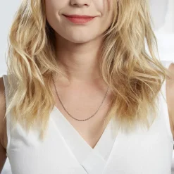 Sale Histoire d'Or Chaîne Claudine Maille Forçat Argent Blanc