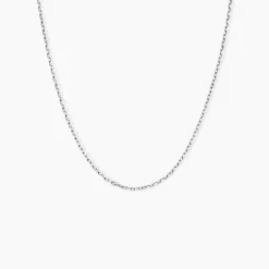 Histoire d'Or Chaîne Claudine Maille Forçat Argent Blanc* Colliers|Ras De Cou