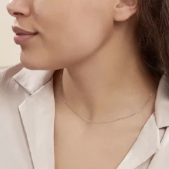 Histoire d'Or Chaîne Claudine Maille Forçat Argent Blanc* Colliers|Ras De Cou