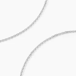 Histoire d'Or Chaîne Claudine Maille Forçat Argent Blanc