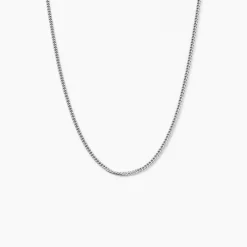 New Histoire d'Or Chaîne Clementine Argent Blanc