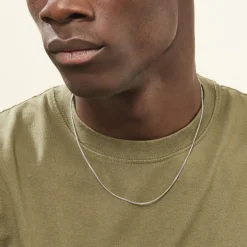 New Histoire d'Or Chaîne Clementine Argent Blanc