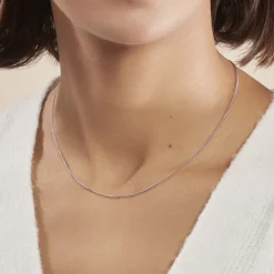 Histoire d'Or Chaîne Clementine Argent Blanc* Colliers|Colliers