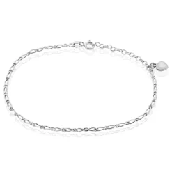 Histoire d'Or Chaîne De Cheville Laurelyn Maille Alternee 1/1 Argent Blanc* Autres Bijoux|Bracelets
