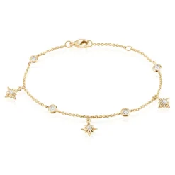 Histoire d'Or Chaîne De Cheville Lenka Plaqué Or Jaune Oxyde De Zirconium* Autres Bijoux|Bracelets