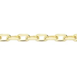 Online Histoire d'Or Chaîne Igoa Maille Forçat Diamantee Or Jaune