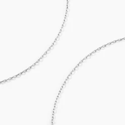 Online Histoire d'Or Chaîne Igoa Maille Forçat Diamantee Or Blanc