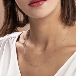 Sale Histoire d'Or Chaîne Igoa Maille Forçat Diamantee Or Blanc