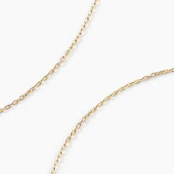 Hot Histoire d'Or Chaîne Igoa Maille Forçat Diamantee Or Jaune