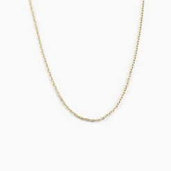 Online Histoire d'Or Chaîne Igoa Maille Forçat Diamantee Or Jaune