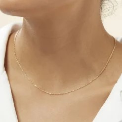 Outlet Histoire d'Or Chaîne Igoa Maille Forçat Diamantee Or Jaune